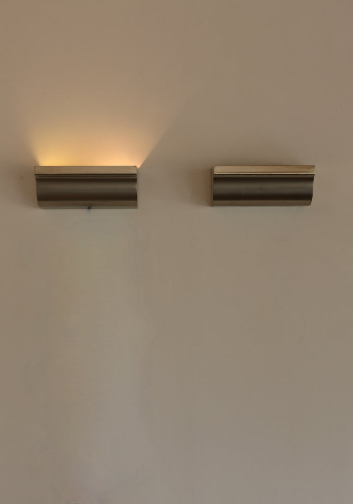 Brushed Aluminium Uplights