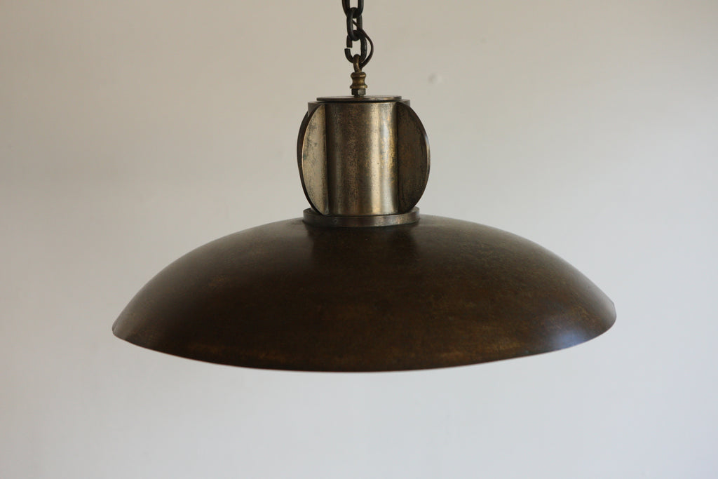 1960's Brass Pendant Light