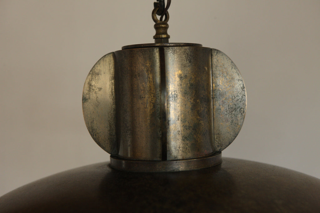 1960's Brass Pendant Light