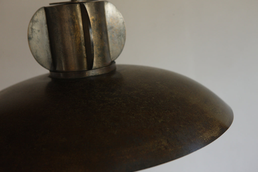 1960's Brass Pendant Light