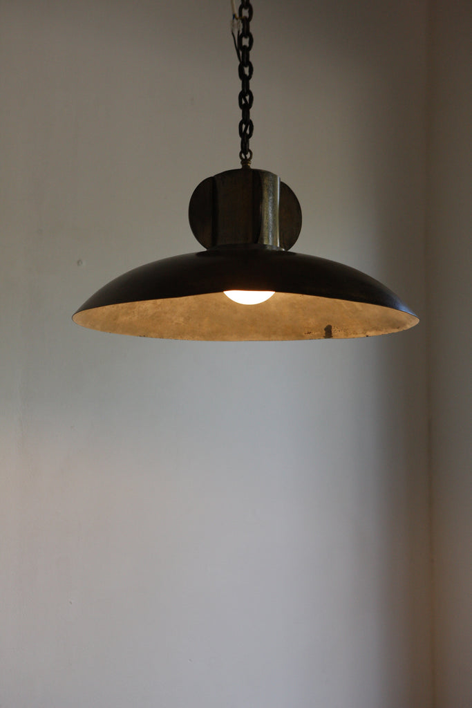 1960's Brass Pendant Light