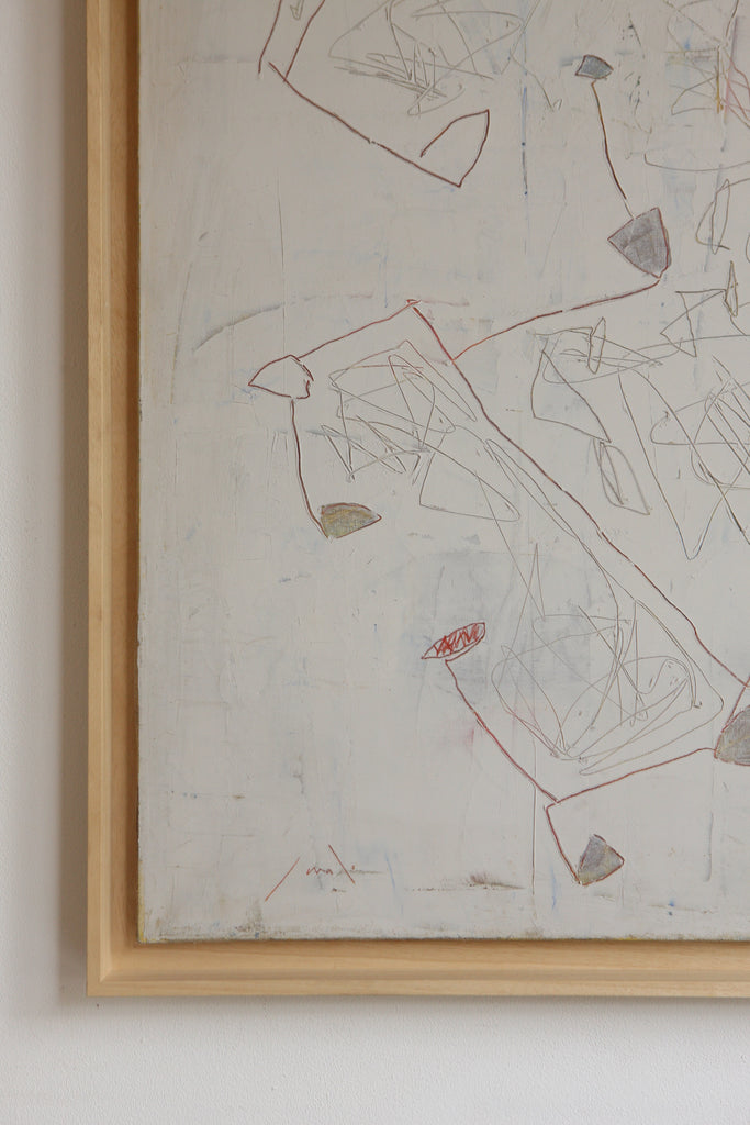 Abstract Work. Signed MA, 1990.