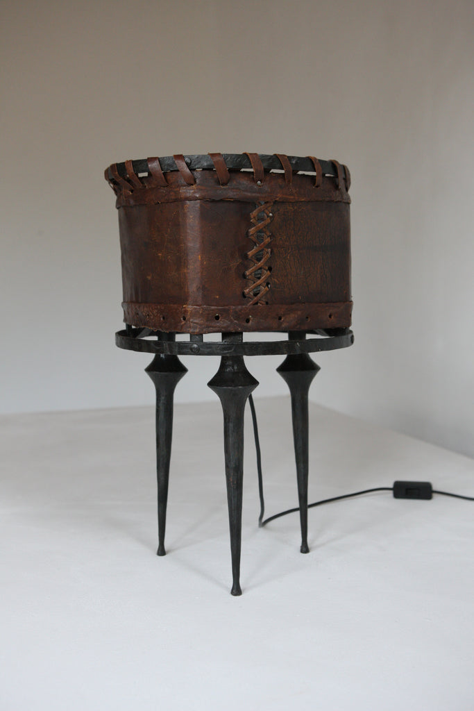 Leather lamp