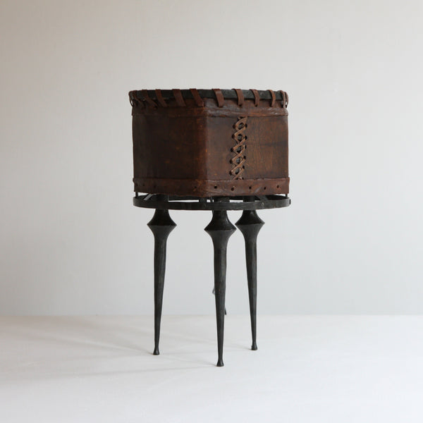 Leather lamp