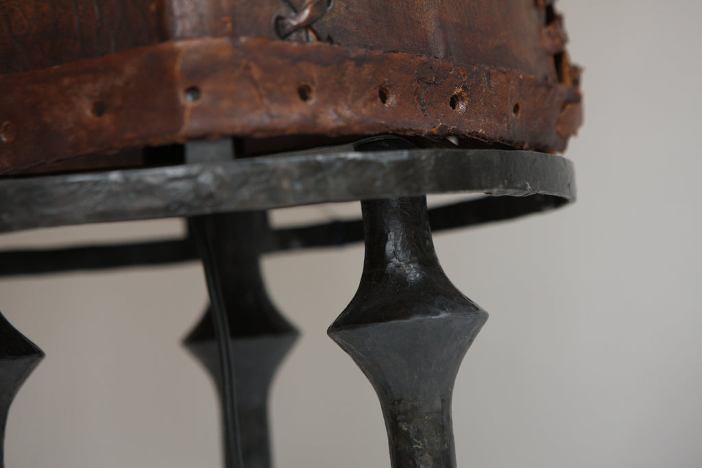 Leather lamp