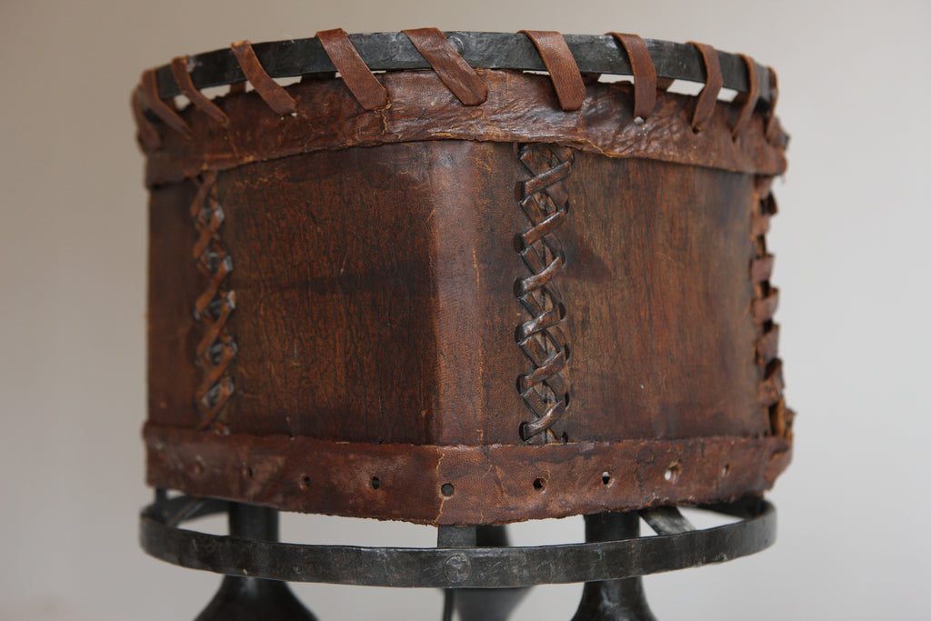 Leather lamp