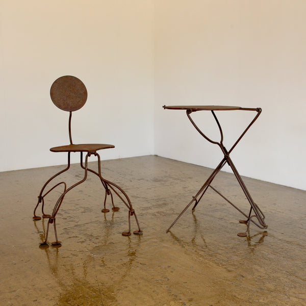 Metal Chair and Table, 1/8 2000