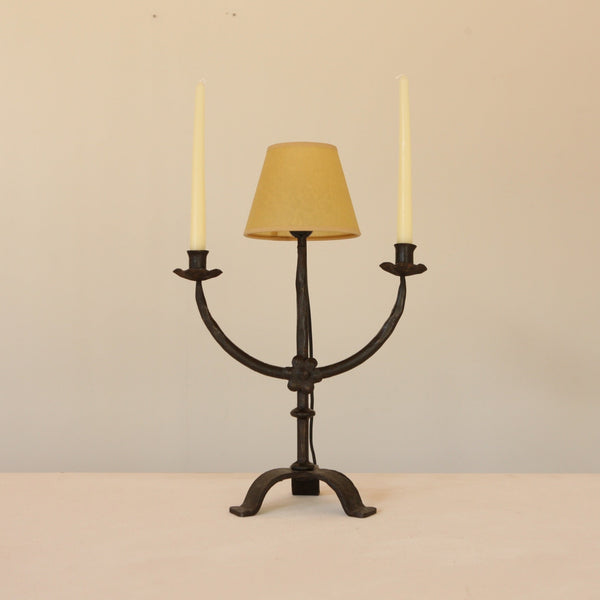 Iron Candelabra Lamp