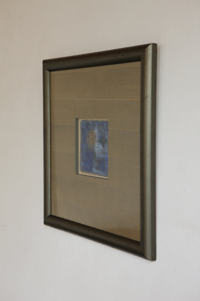 Pair of Frame Miniatures Abstract Paintings