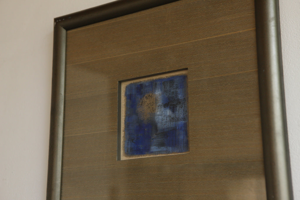 Pair of Frame Miniatures Abstract Paintings