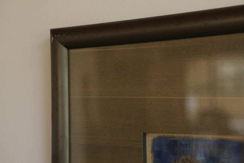 Pair of Frame Miniatures Abstract Paintings