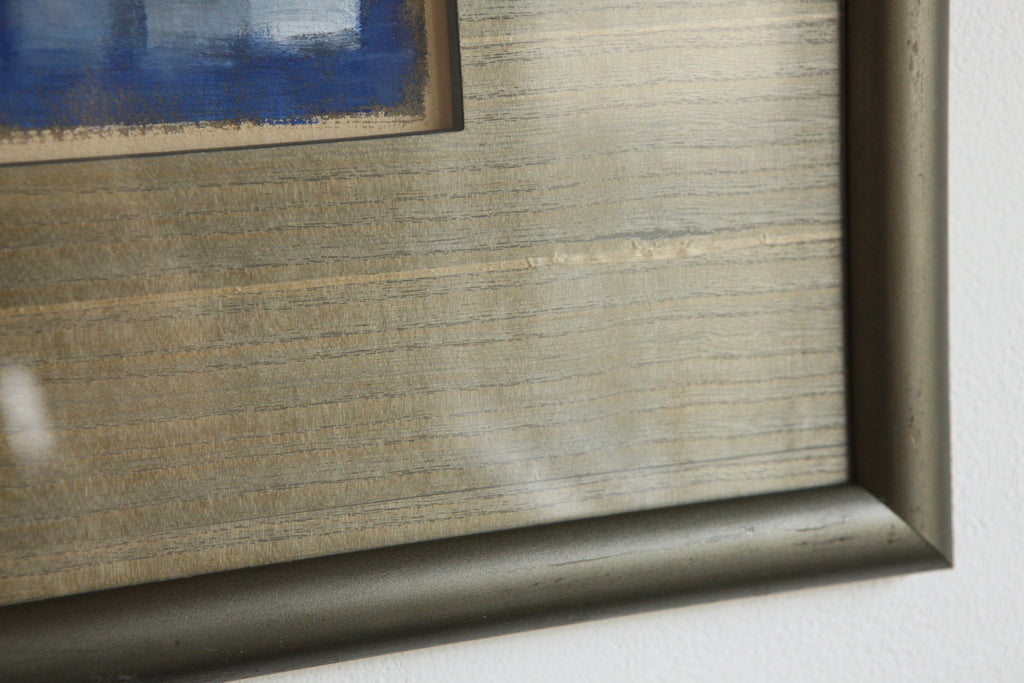 Pair of Frame Miniatures Abstract Paintings