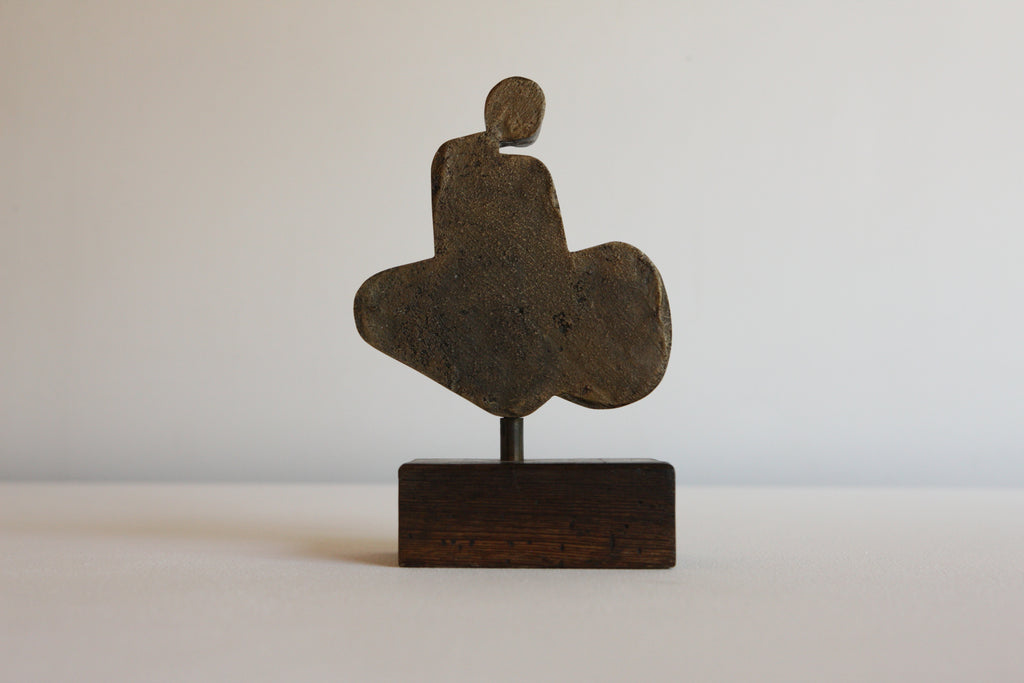 Modernist Mounted Bronze Figure