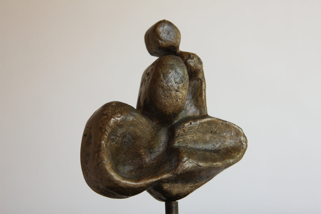 Modernist Mounted Bronze Figure