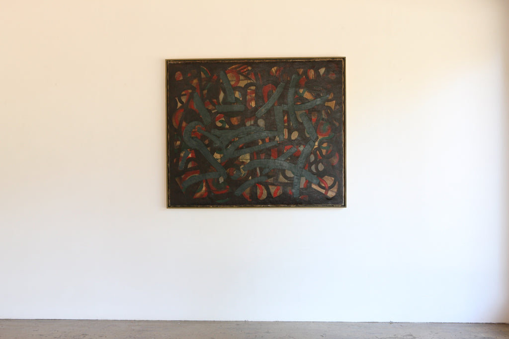 1958 Abstract in Oil on Canvas