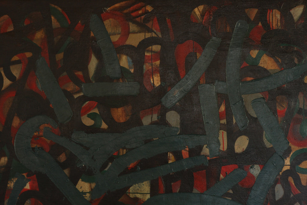 1958 Abstract in Oil on Canvas