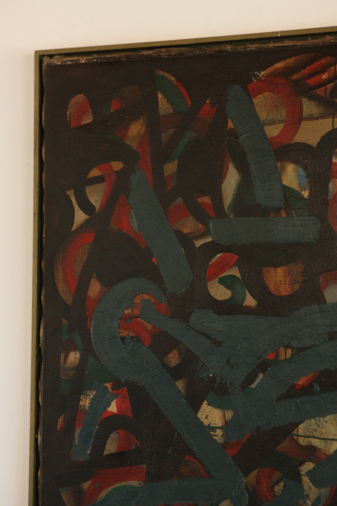 1958 Abstract in Oil on Canvas