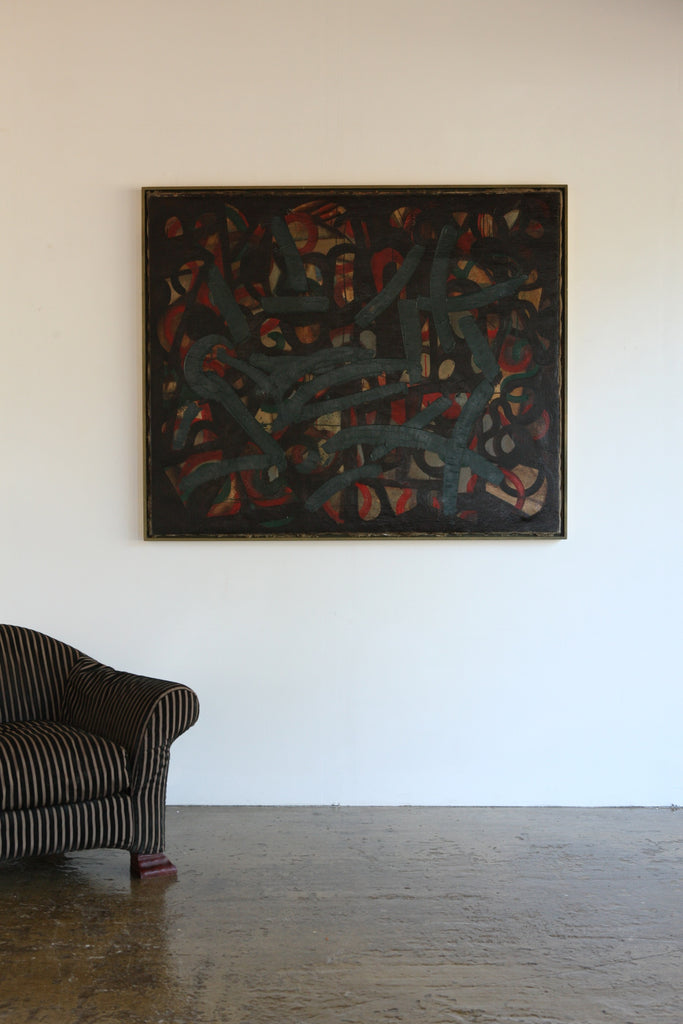 1958 Abstract in Oil on Canvas