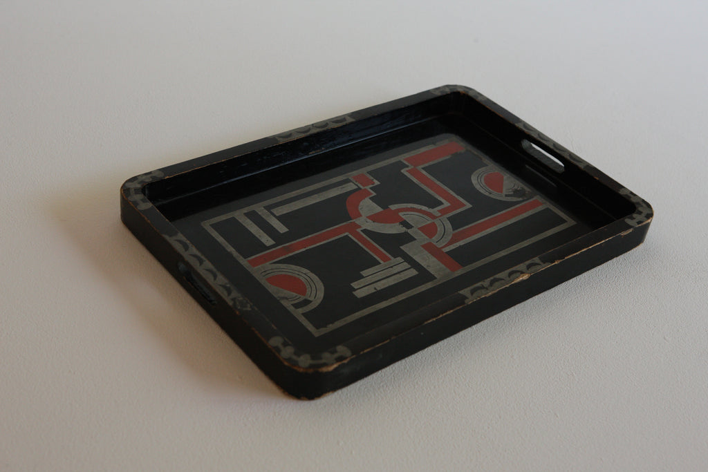 Suprematism Art Deco Tray