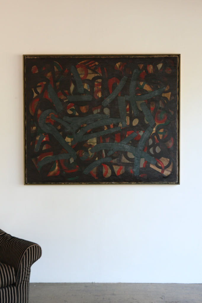 1958 Abstract in Oil on Canvas