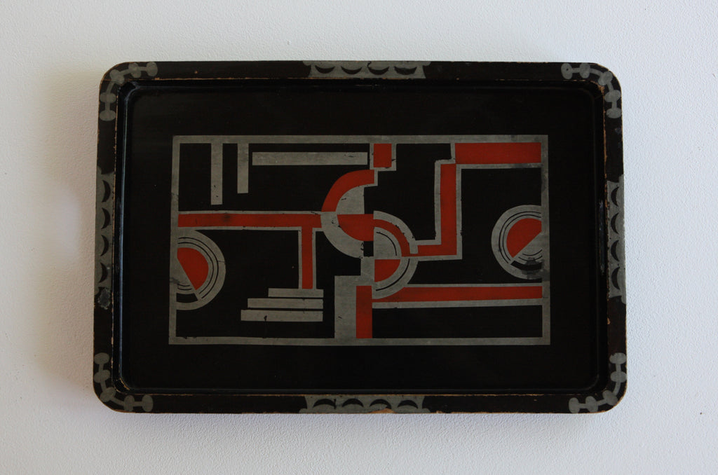 Suprematism Art Deco Tray