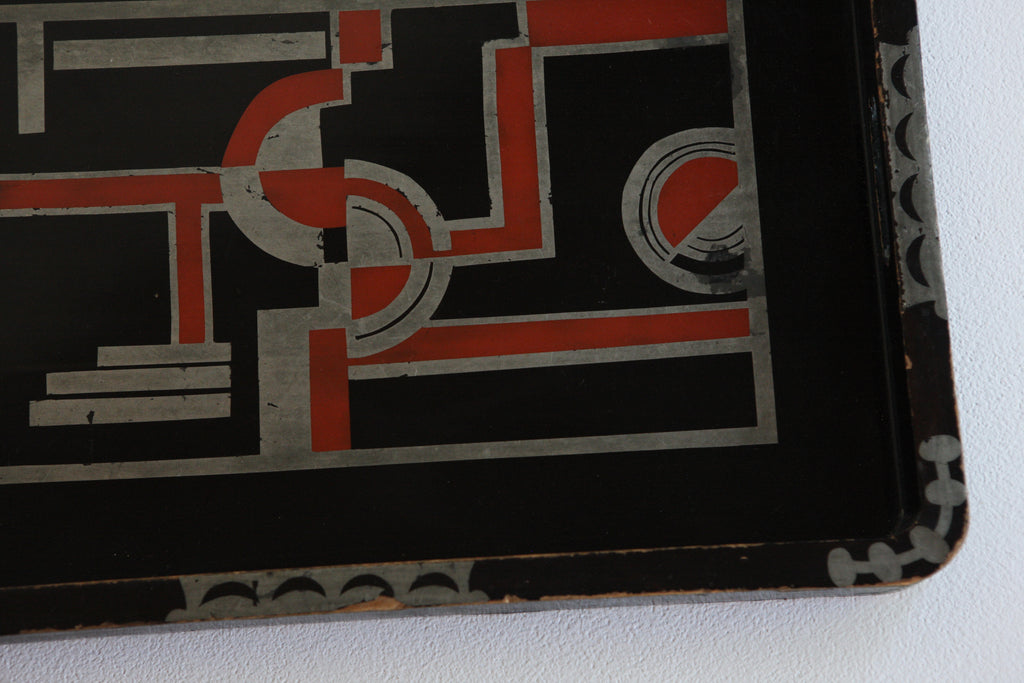 Suprematism Art Deco Tray
