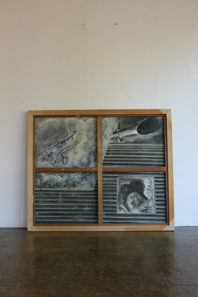 1958 Abstract in Oil on Canvas