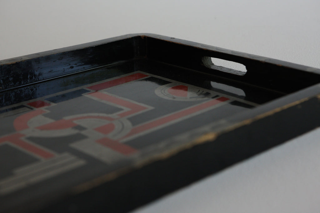 Suprematism Art Deco Tray