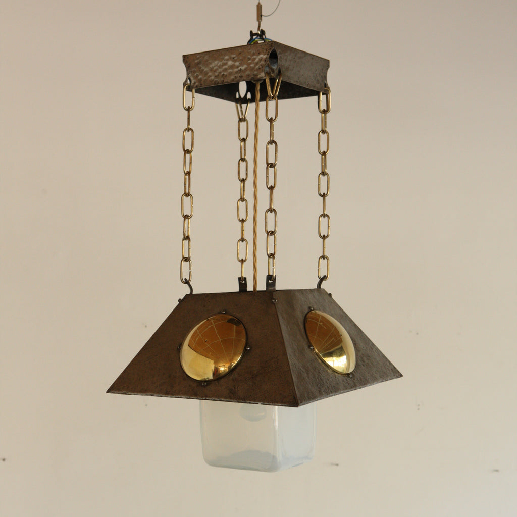 German Art Nouveau Pendant Lamp