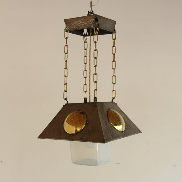 German Art Nouveau Pendant Lamp