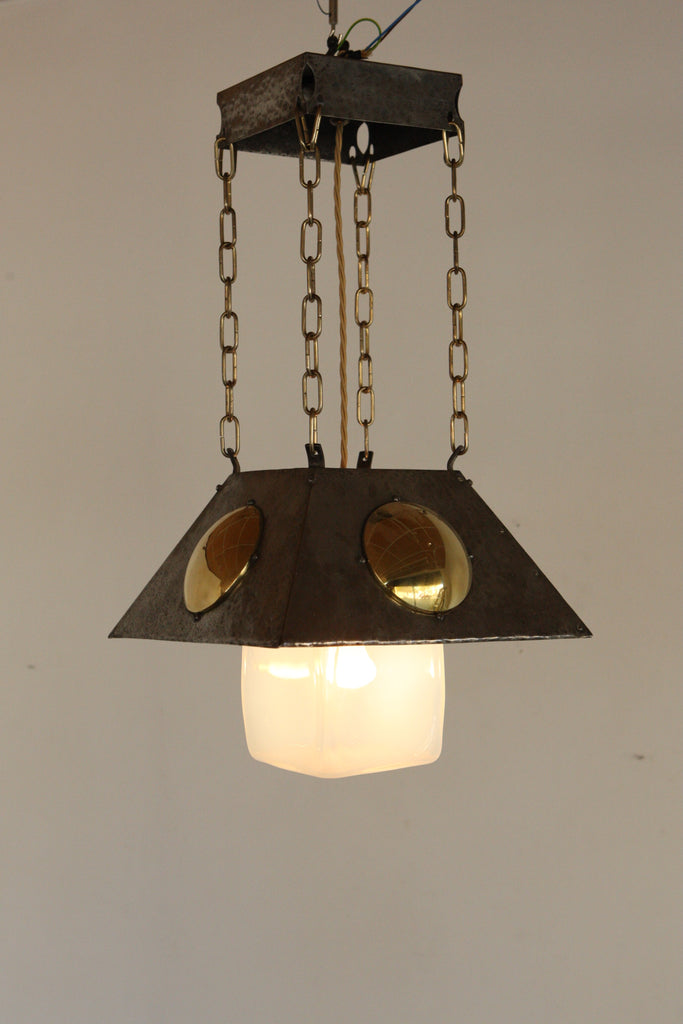 German Art Nouveau Pendant Lamp