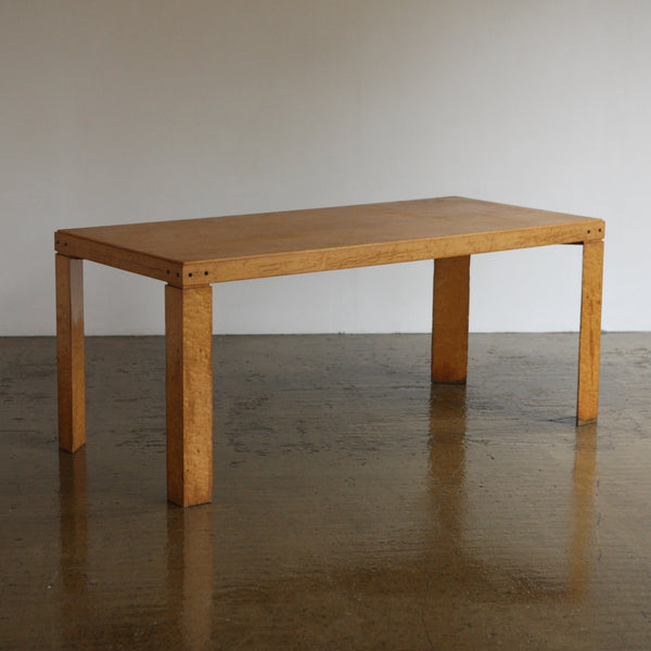 Birdseye Maple 1970's Dining Table