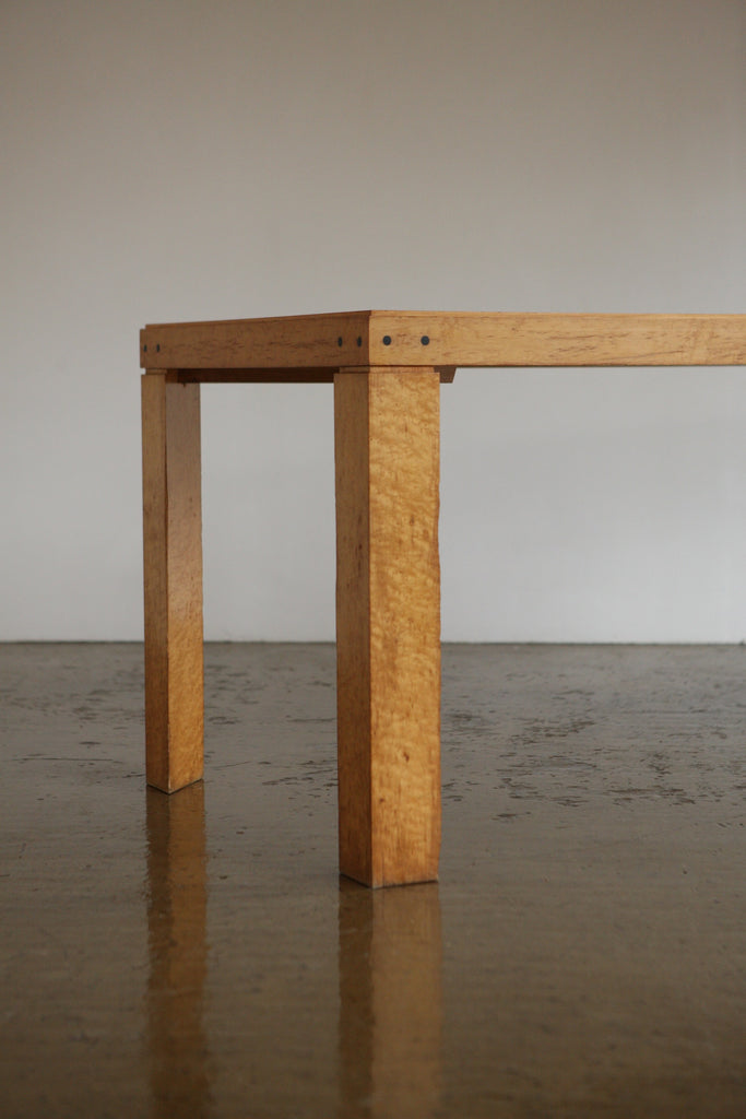 Birdseye Maple 1970's Dining Table