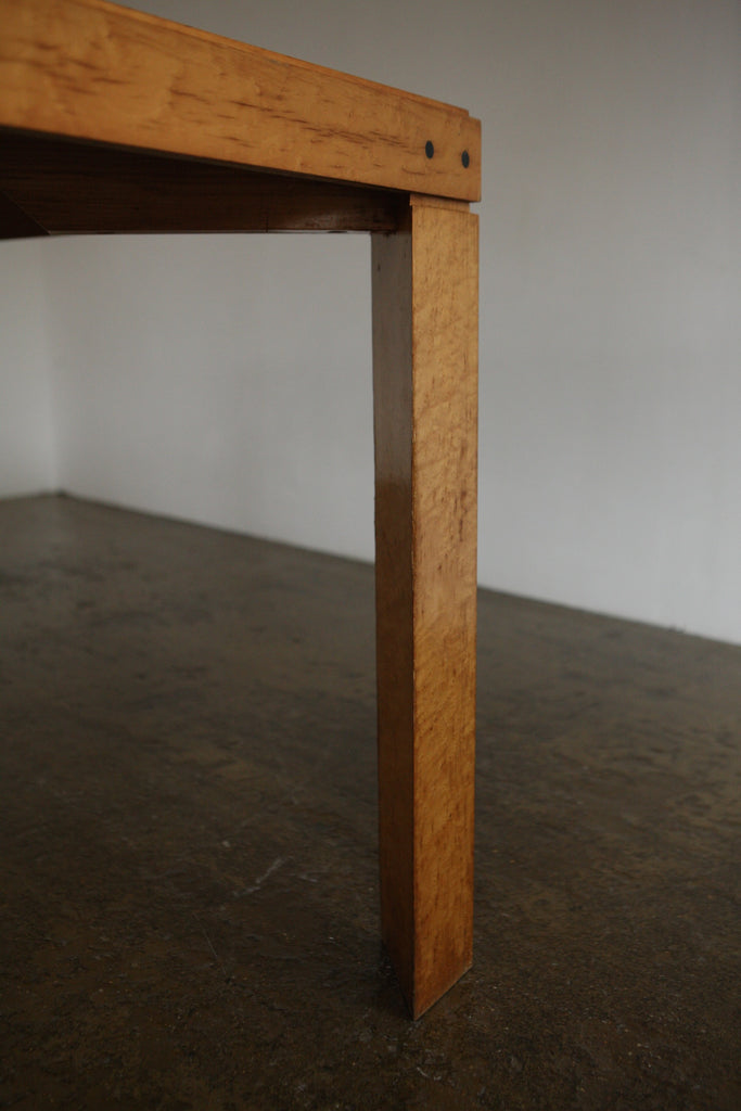 Birdseye Maple 1970's Dining Table