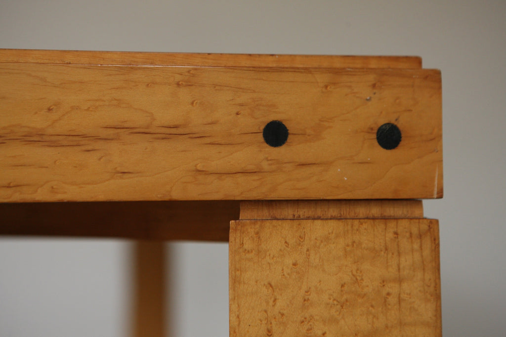 Birdseye Maple 1970's Dining Table