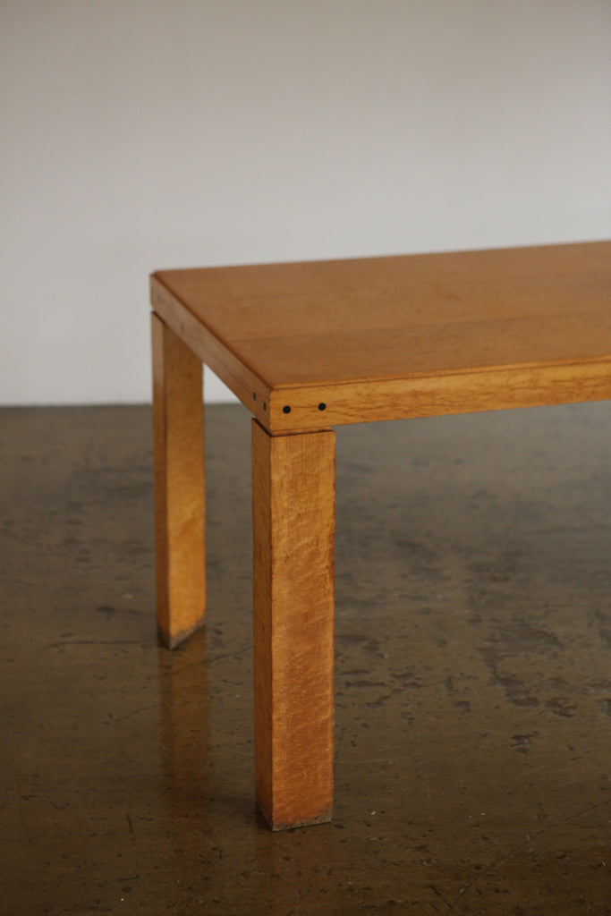 Birdseye Maple 1970's Dining Table