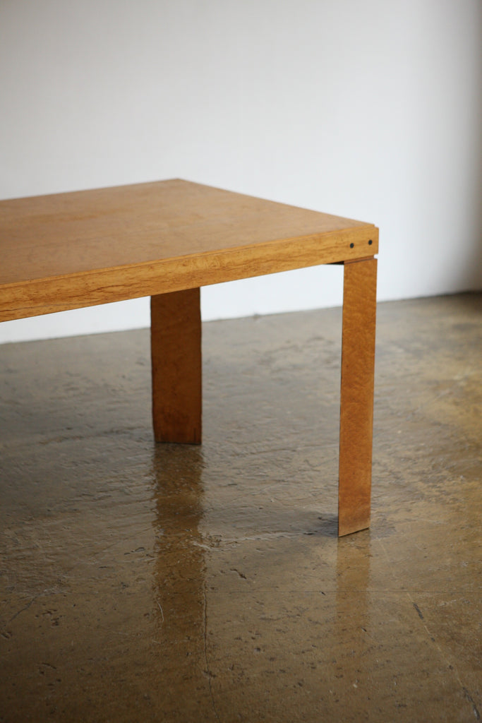 Birdseye Maple 1970's Dining Table
