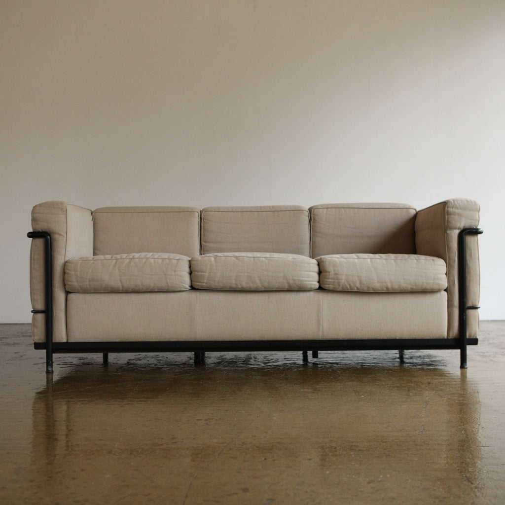 LC2 3 Seater Sofa. Corbusier, Jeanneret and Perriand for Cassina