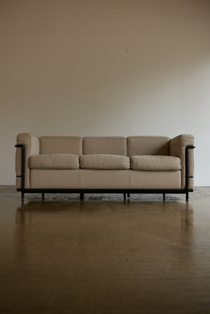 LC2 3 Seater Sofa. Corbusier, Jeanneret and Perriand for Cassina