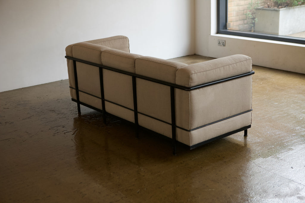 LC2 3 Seater Sofa. Corbusier, Jeanneret and Perriand for Cassina
