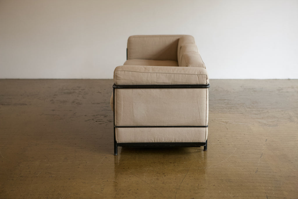 LC2 3 Seater Sofa. Corbusier, Jeanneret and Perriand for Cassina