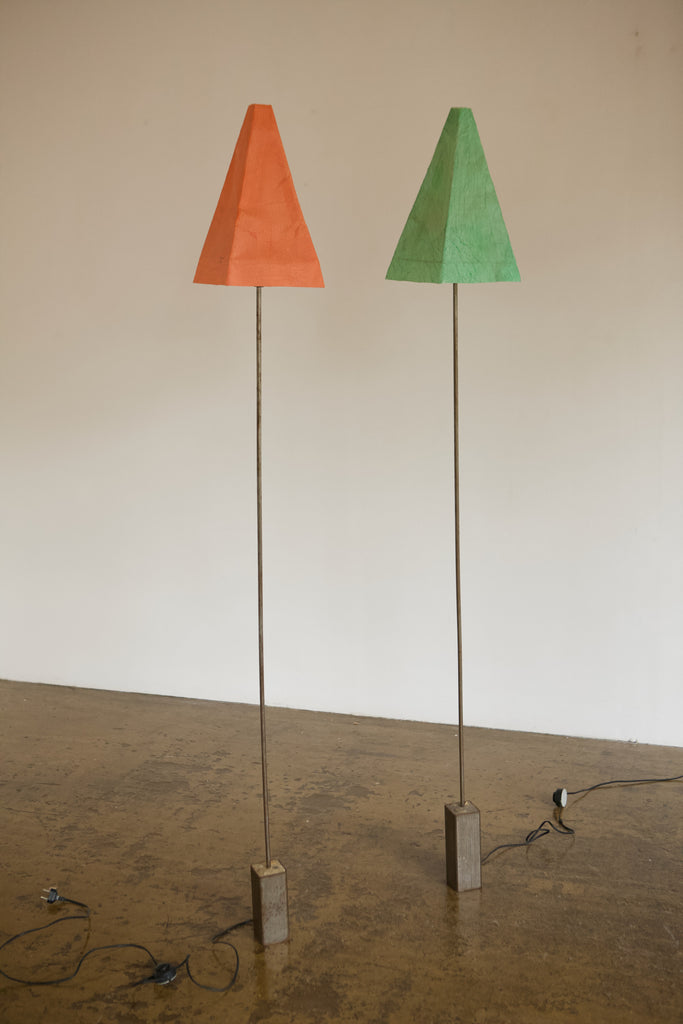 Slim Floor Lamp with Papershade
