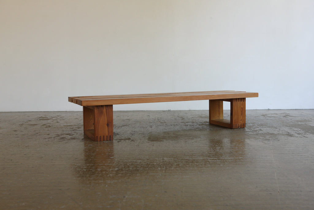 Bench/Coffee Table by Ate van Apeldoorn for Houtwerk Hattem