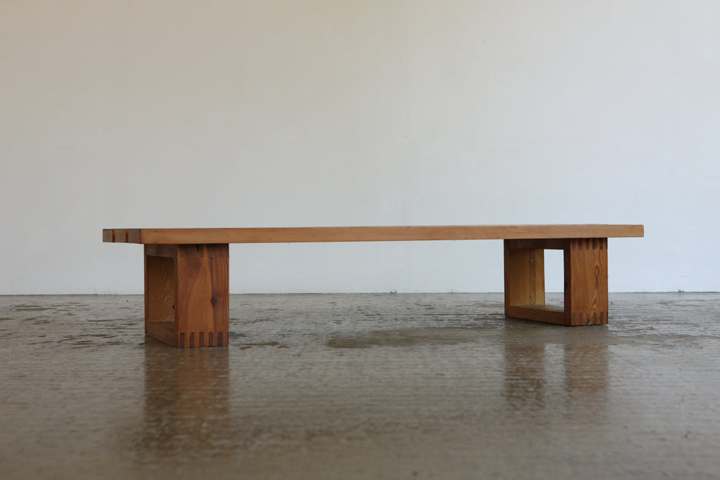 Bench/Coffee Table by Ate van Apeldoorn for Houtwerk Hattem