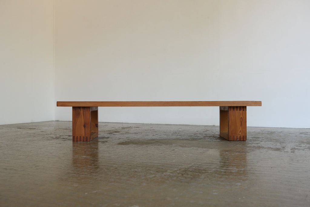 Bench/Coffee Table by Ate van Apeldoorn for Houtwerk Hattem