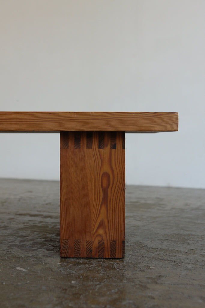 Bench/Coffee Table by Ate van Apeldoorn for Houtwerk Hattem