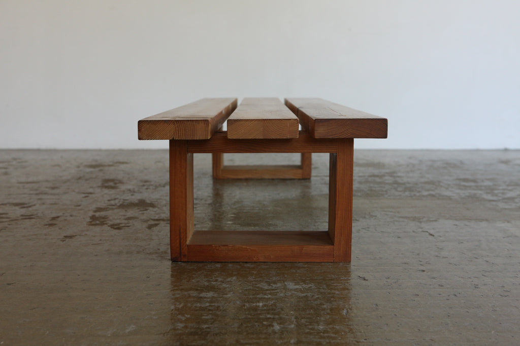 Bench/Coffee Table by Ate van Apeldoorn for Houtwerk Hattem