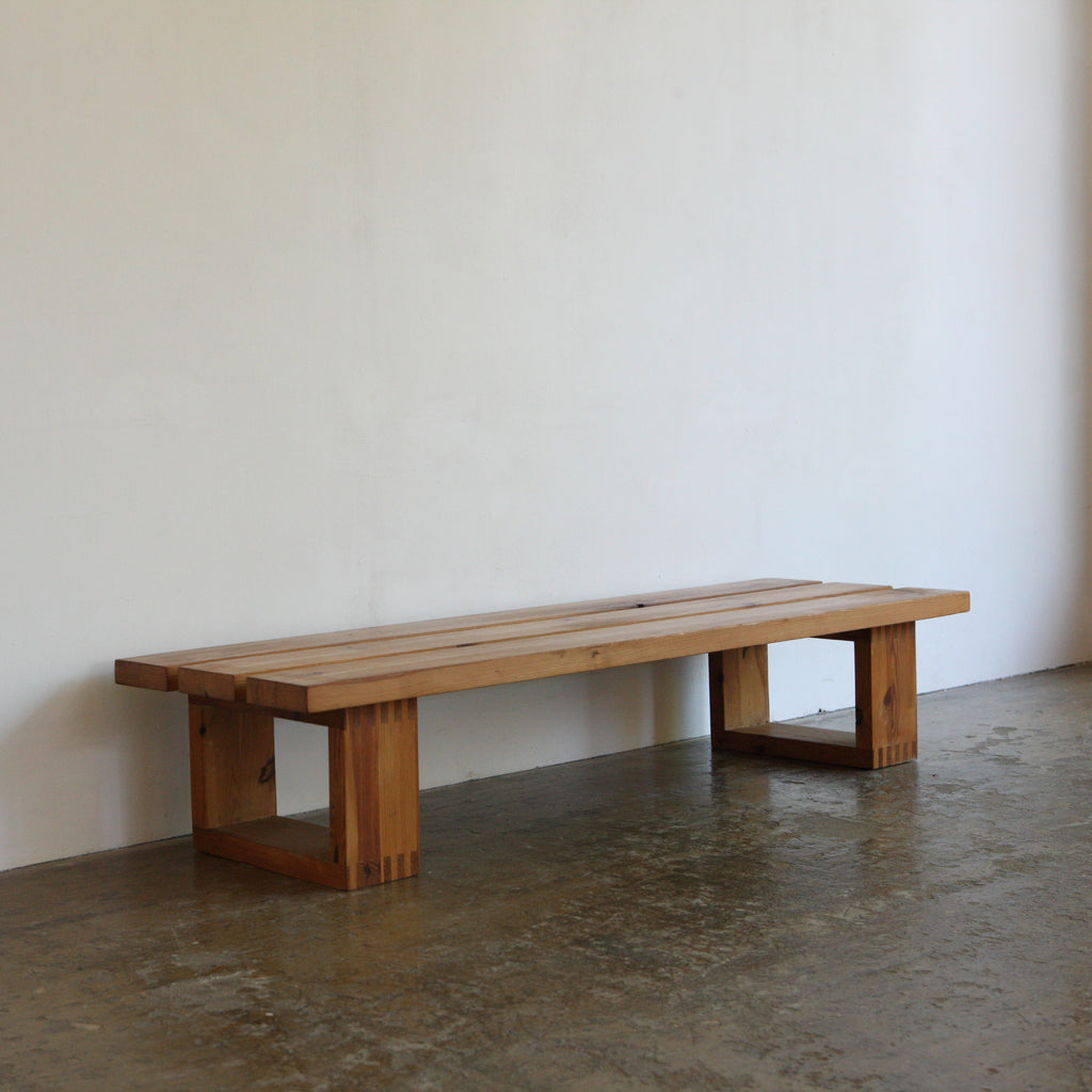 Bench/Coffee Table by Ate van Apeldoorn for Houtwerk Hattem