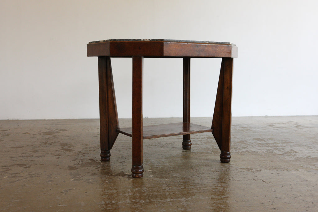 French Art Deco Marble Table