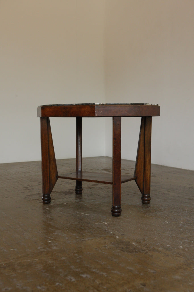 French Art Deco Marble Table